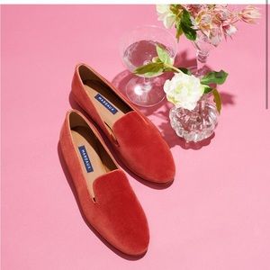 Handmade Margaux Burnt Orange Loafers - the Loafer - Sienna Velvet